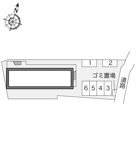 ★手数料０円★昭島市緑町　月極駐車場（LP）